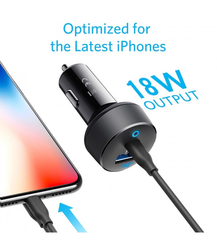 Anker PowerDrive PD 2 Car Charger BlackGray