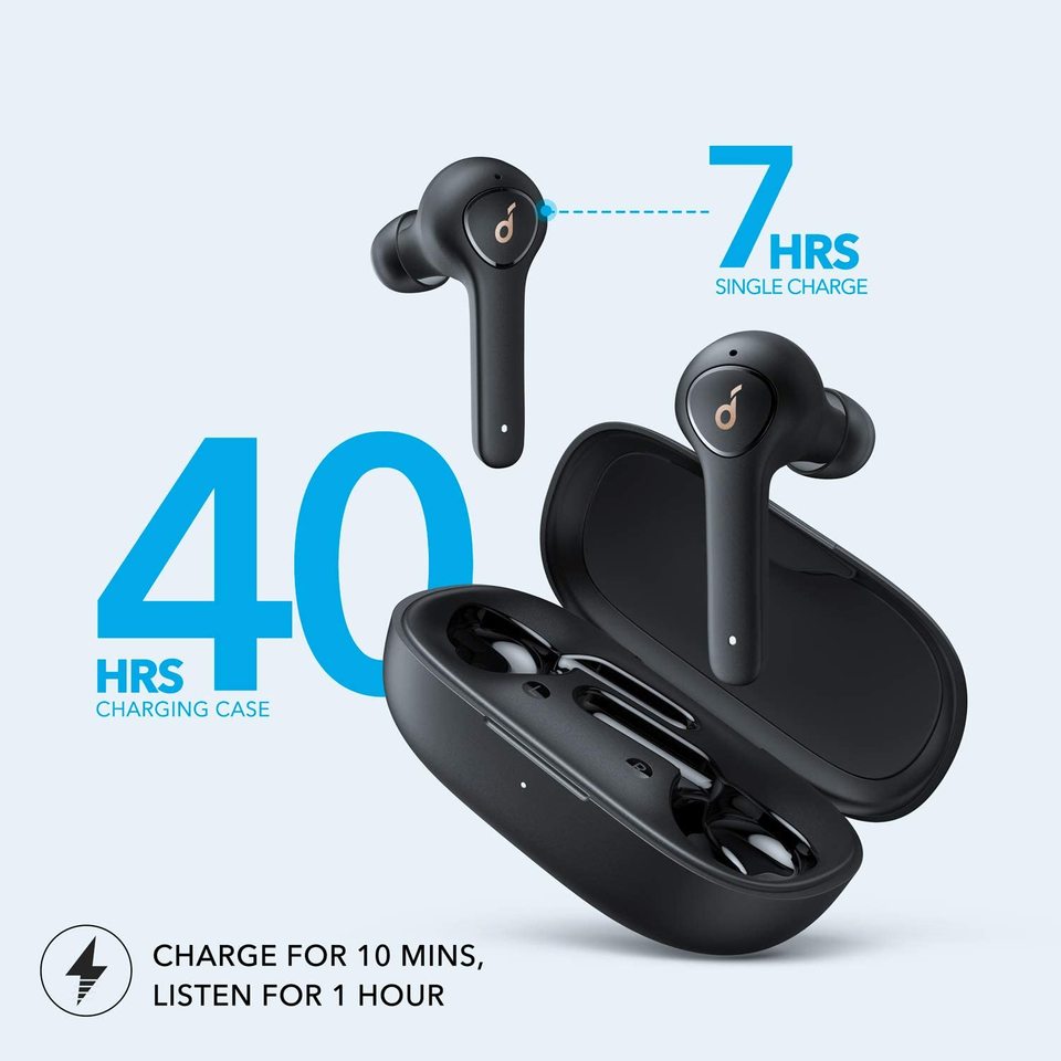 Anker Sound core Life P2 Wireless Earphones - Black