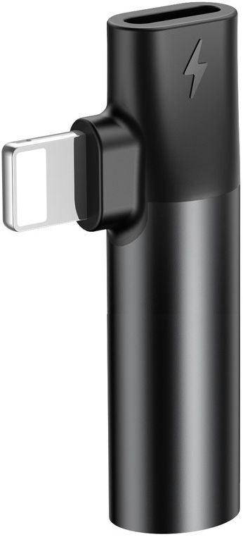 Baseus L43 Lightning (input) for Lightning female connectors + 3.5 mm female connector adapters Black