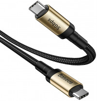 Baseus Cafule series cable Type-C PD3.1 Gen1 60W(20V/3A) 1m Gold+Black