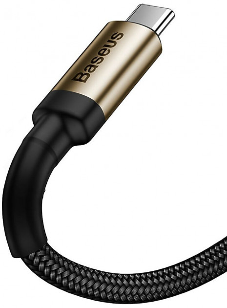 Baseus Cafule series cable Type-C PD3.1 Gen1 60W(20V/3A) 1m Gold+Black