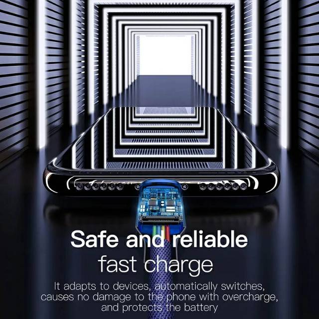 Baseus Yiven Series Type-C to iP Cable 2A 1m Black