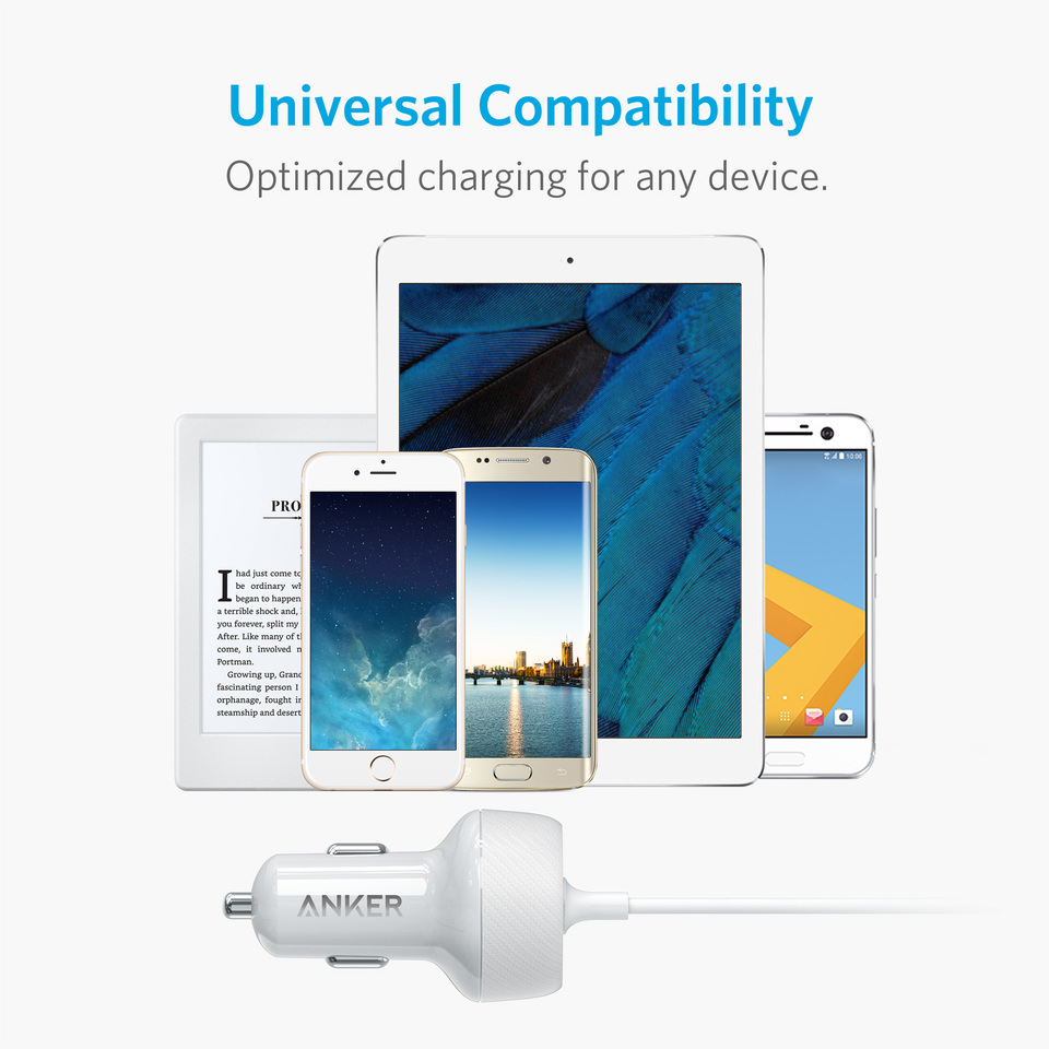 Anker PowerDrive 2 Elite with Lightning Connector