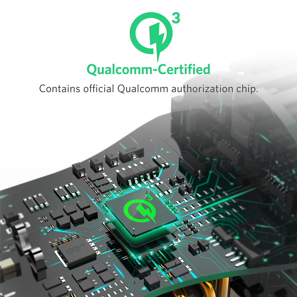 Anker PowerDrive+ 2 with Quick Charge 3.0 Black