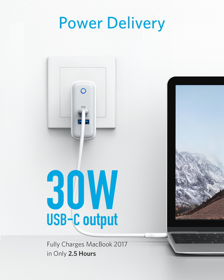 Anker PowerPort II PD With 1 PD and 1 PIQ 2.0