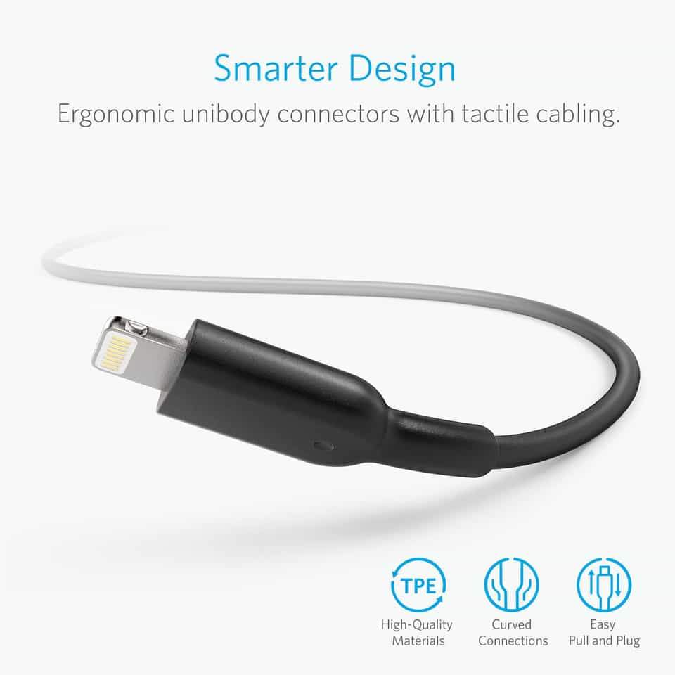 Anker Powerline II with lightning connector 10ft