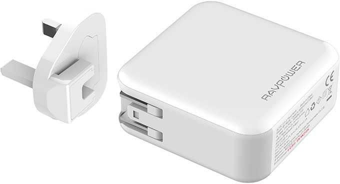 RAVPower 5000mAh 2-in-1 Wall Charger &amp; Portable Charger