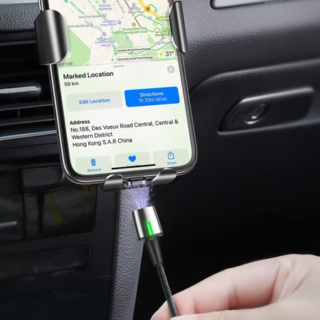 Baseus Zinc Magnetic Cable USB For Type-C 2A 2m Black