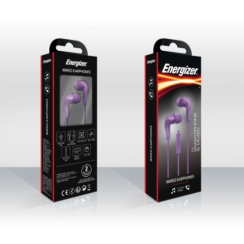 Energizer Earphones Purple