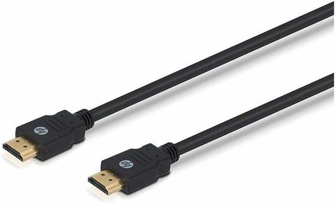 HP HDMI to HDMI Cable 1.5m High-speed 100 Mbps-durable construction- Gold Plated connector