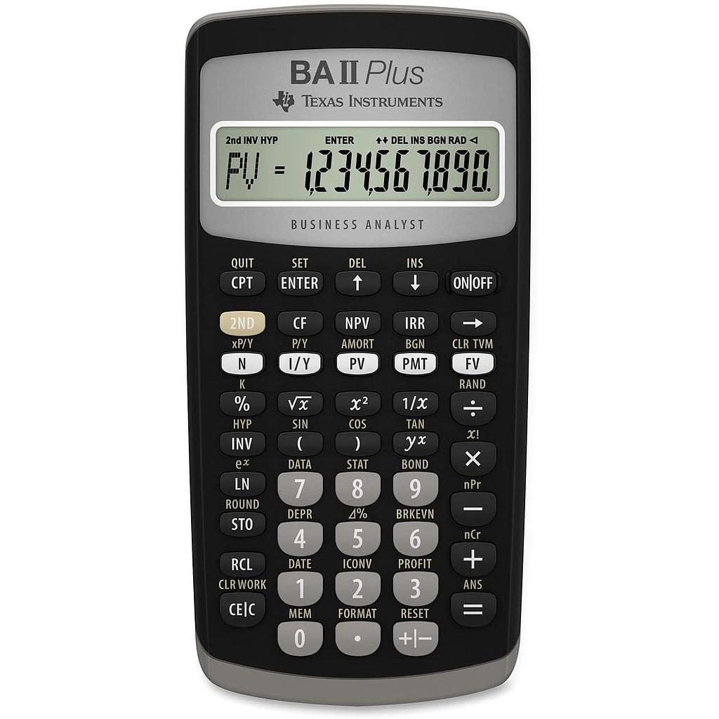 Texas Instruments BA II Plus Financial Calculator
