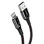 Baseus C-shaped Lightning Intelligent power-off Cable Black