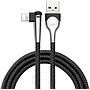 Baseus sharp-bird  mobile game cable USB For iP 2.4A 1M Black