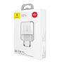 Baseus Mini Dual-U Charger EU 2.1A White