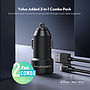 RAVPower 2-Pack Car Charger Combo