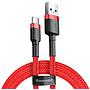 Baseus cafule Cable USB For Type-C 2A 2M Red+Red