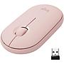 Logitech® Pebble M350 Wireless Mouse - ROSE - 2.4GHZ/BT