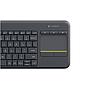 Logitech® Wireless Touch Keyboard K400 Plus - DARK - ARA (102) - 2.4GHZ - N/A - INTNL