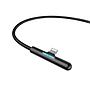 Baseus Iridescent Lamp Mobile Game Cable USB For iP 1.5A 2m Black