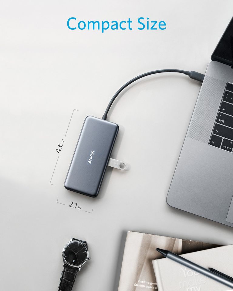 Anker Premium 7-in-1 USB-C Hub Gray