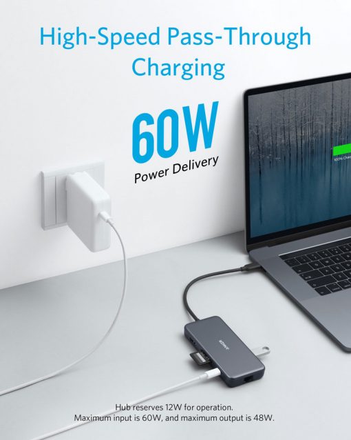 Anker Premium 7-in-1 USB-C Hub Gray