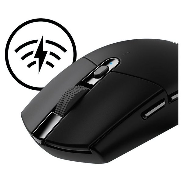 Logitech® G305 LIGHTSPEED Wireless Gaming Mouse - BLACK - 2.4GHZ/BT - EWR2 - G305