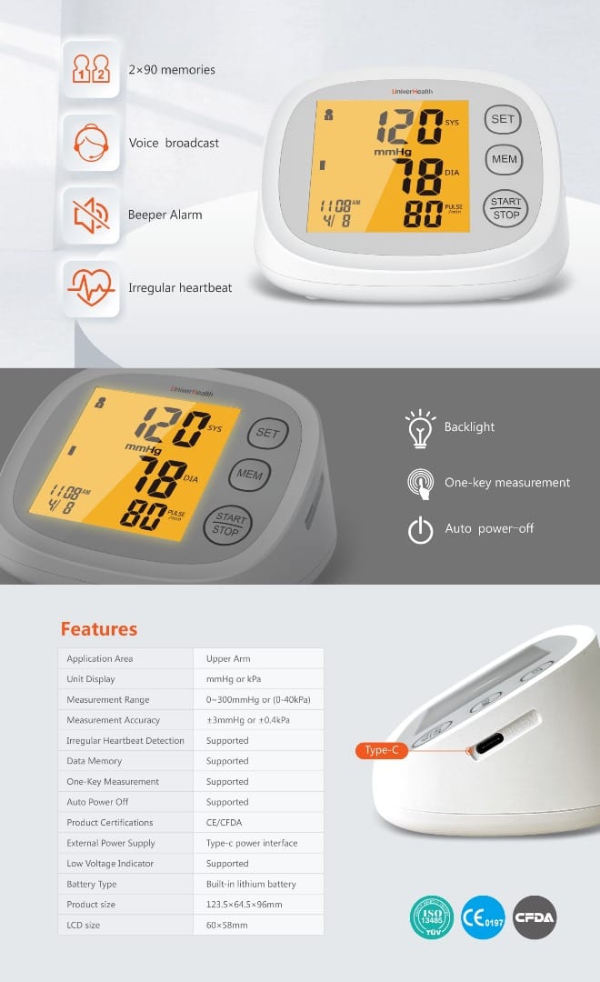 Pedo Berry Automatic Blood Pressure Monitor