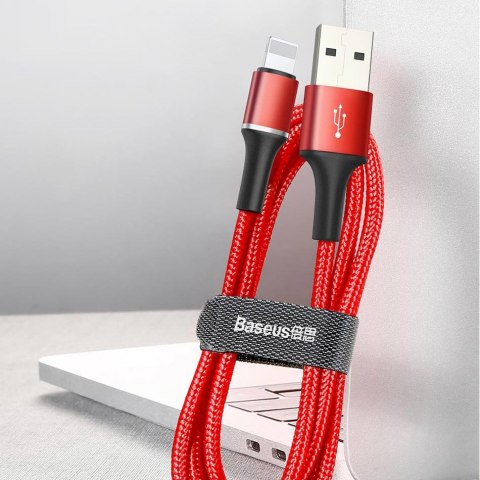 Baseus halo data cable USB For iP 1.5A 2m Red