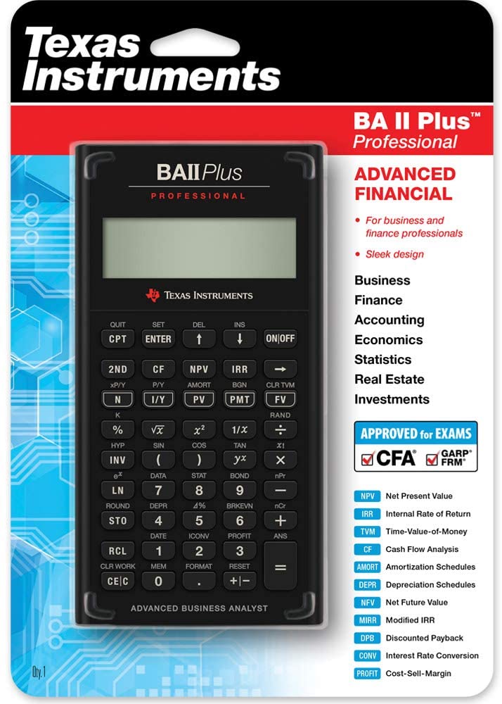 BA II Plus Professional Financial Calculator