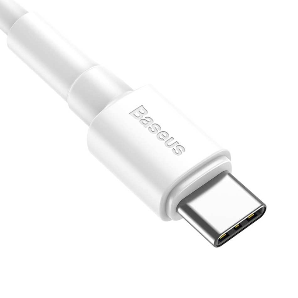 Baseus Mini White Cable USB For Type-C 3A 1m White