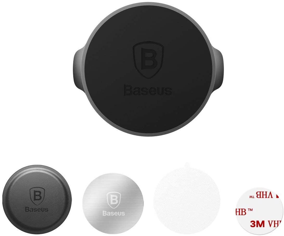 Baseus Small ears series Magnetic suction bracket（Flat type）Black
