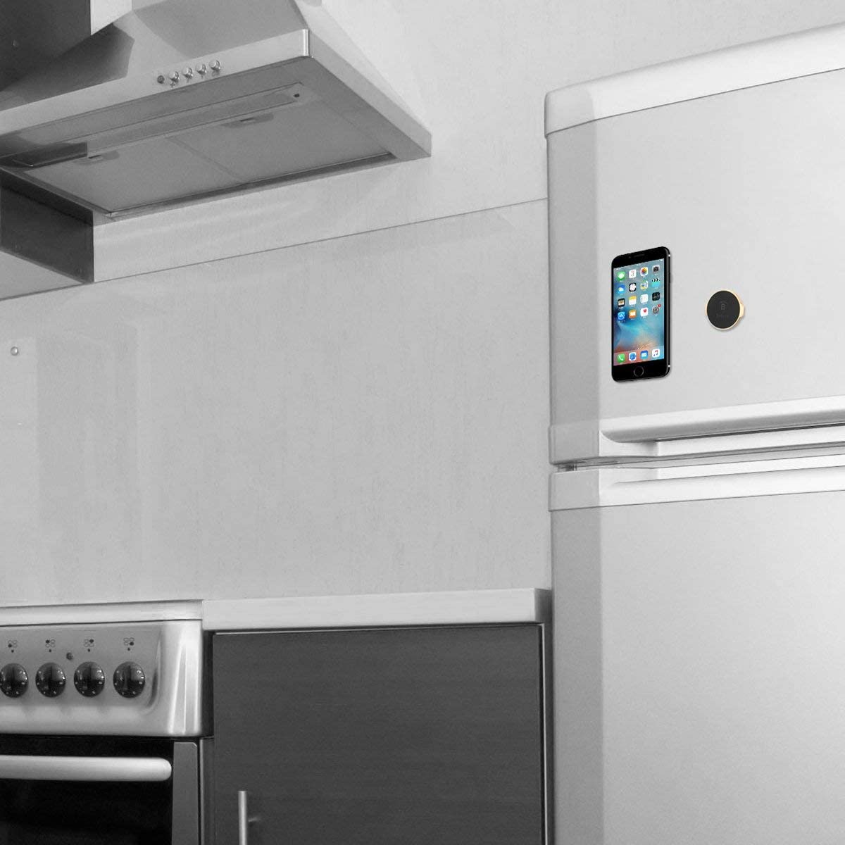 Baseus Small ears series Magnetic suction bracket（Flat type）Black