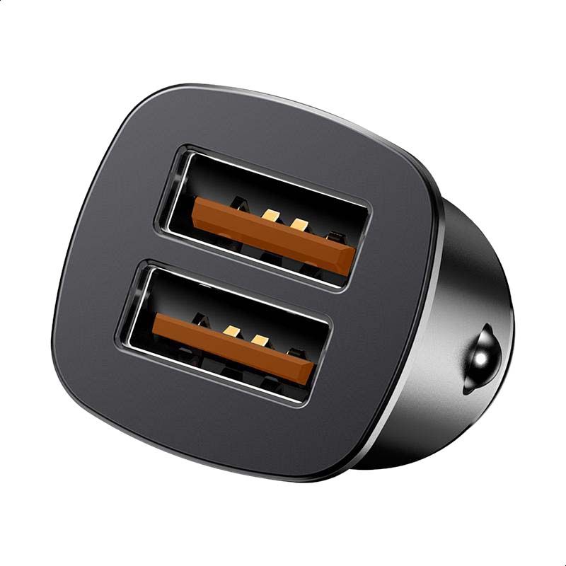 Baseus Square metal A+A 30W Dual QC3.0 Quick Car