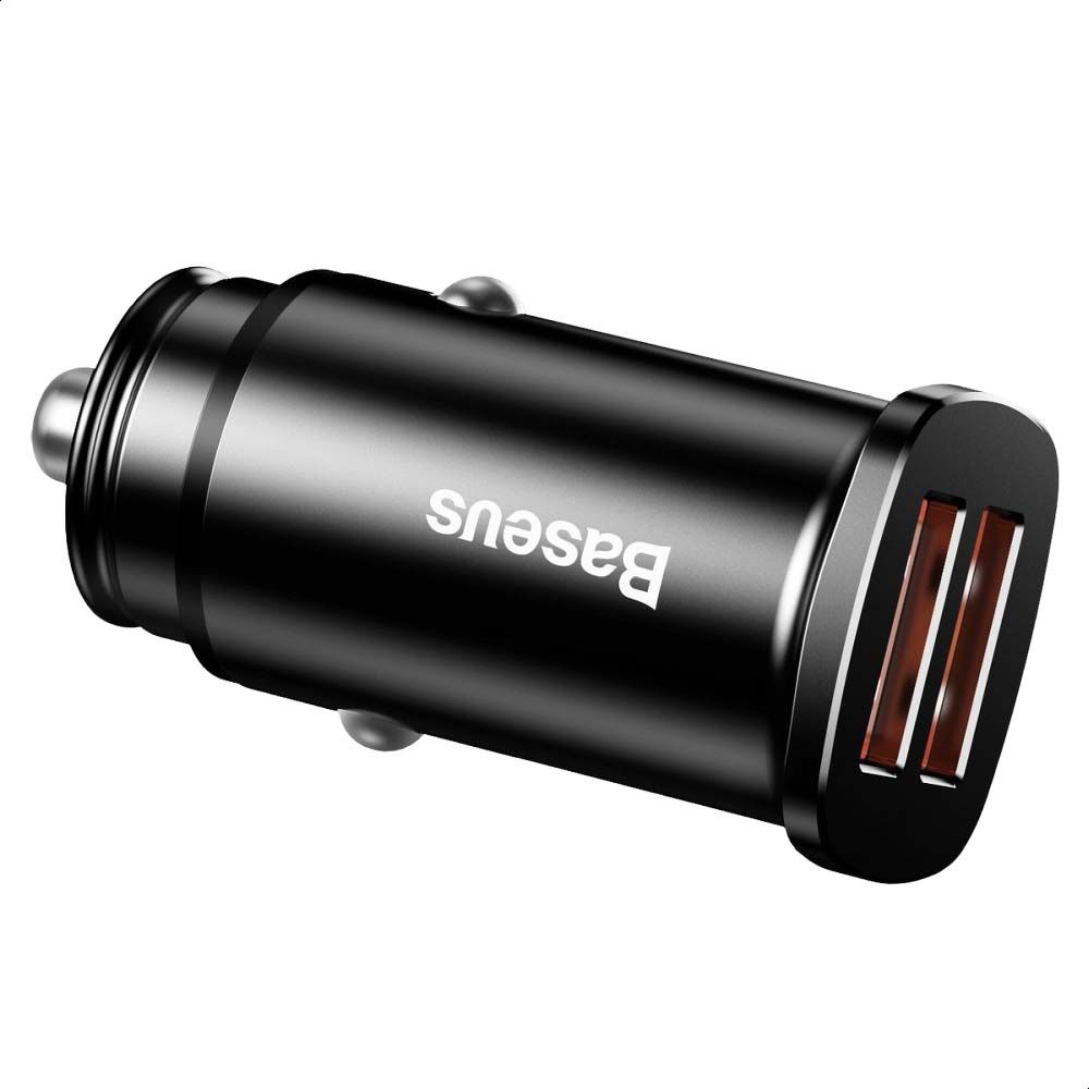 Baseus Square metal A+A 30W Dual QC3.0 Quick Car