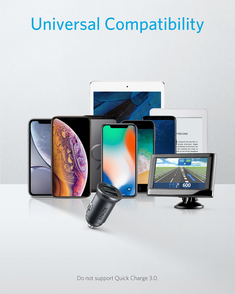 Anker PowerDrive 2 Alloy Silver