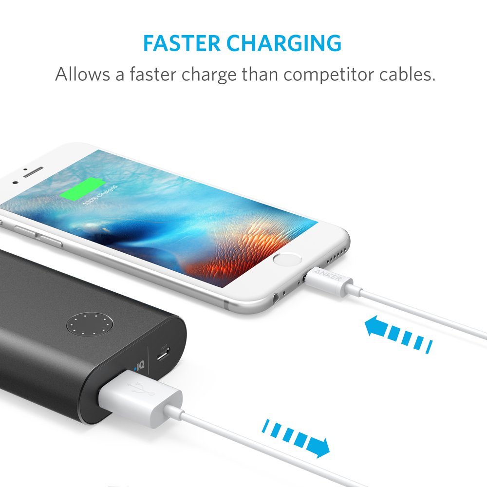 Anker Powerline MFI USB To Lightning Round Cable 3