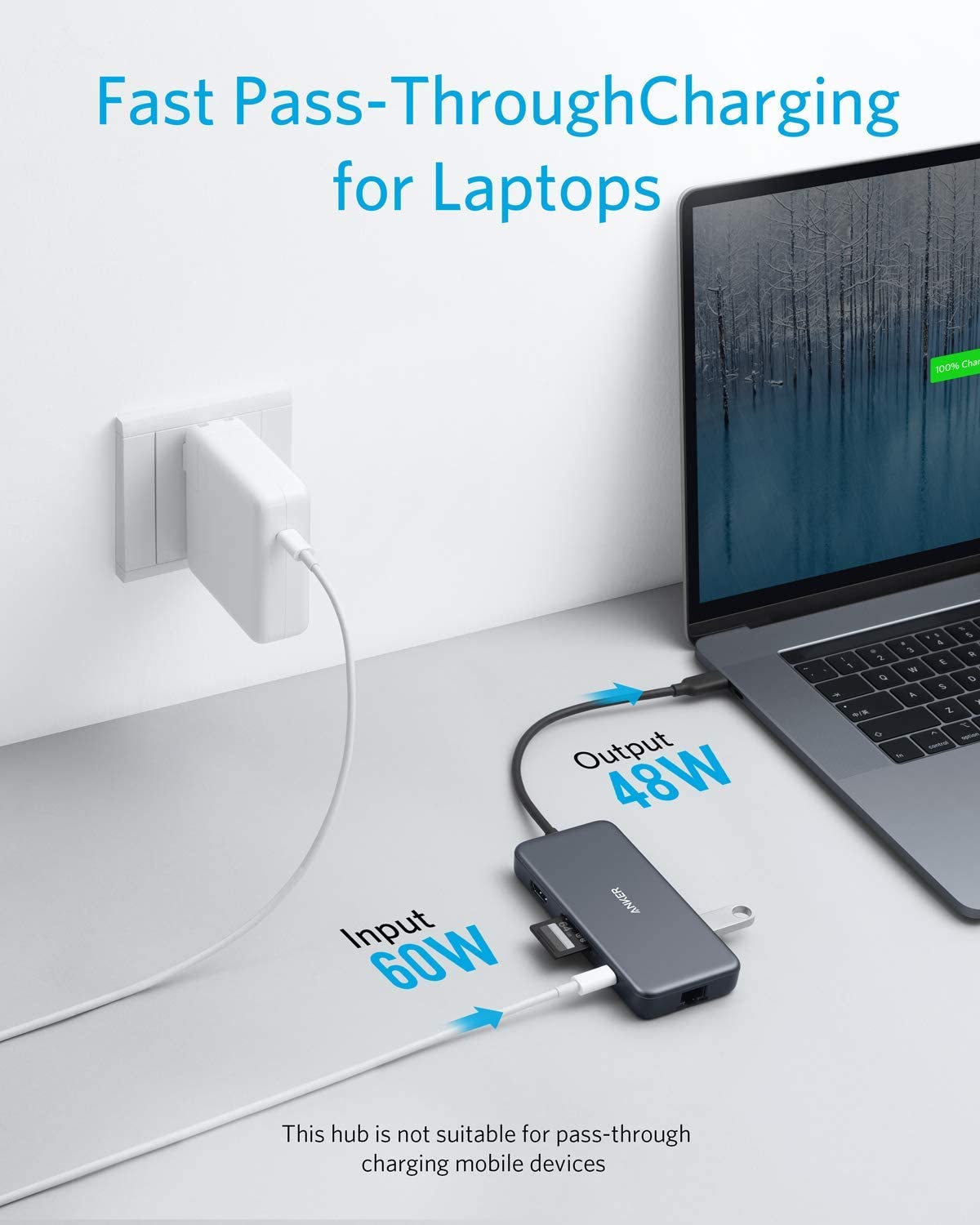 Anker USB C Hub Adapter PowerExpand+ 7-in-1 USB C