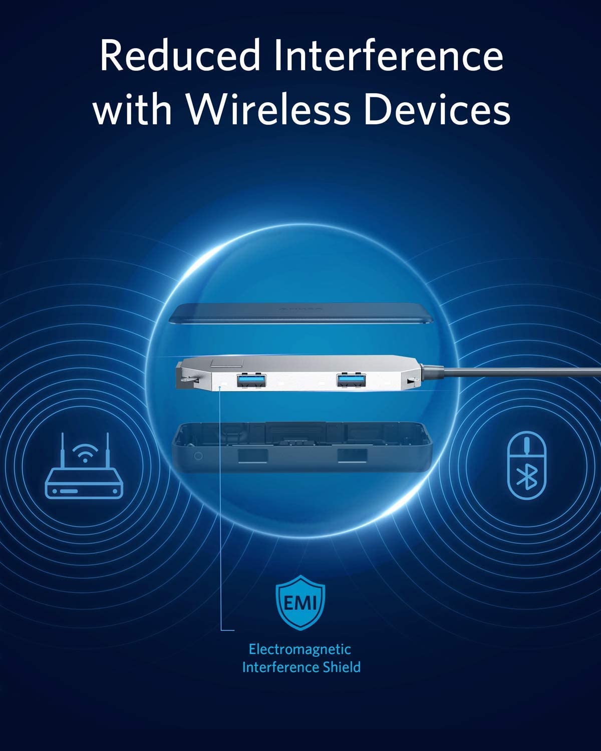 Anker USB C Hub Adapter PowerExpand+ 7-in-1 USB C