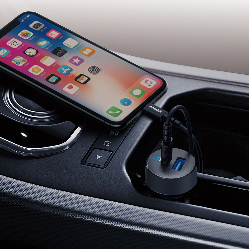 Anker PowerDrive Classic PD 2 with C to Lightning