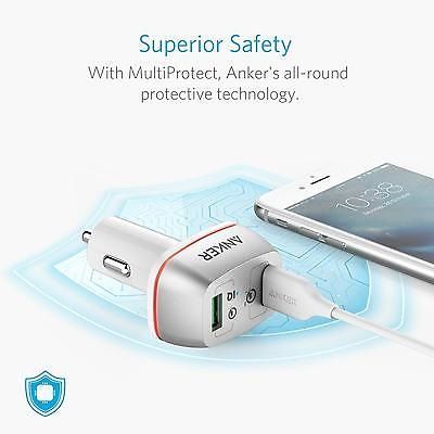 Anker PowerDrive 2 with Quick Charge 3.0 White