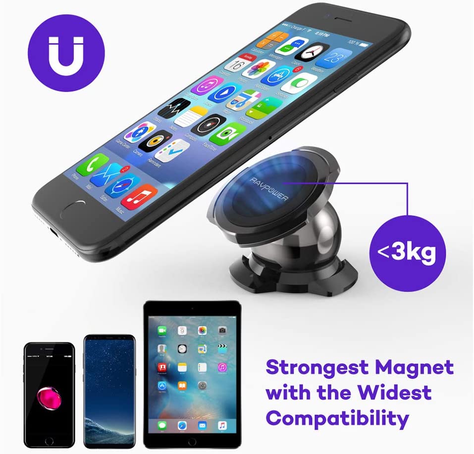 RAVPower Ultra-Compact Phone  Holder Strongest Magnet
