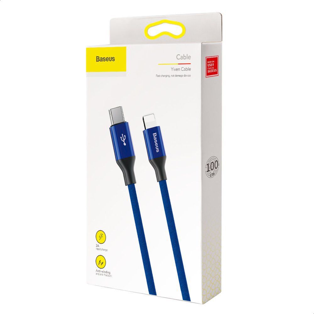 Baseus Yiven Series Type-C to iP Cable 2A 1m Blue