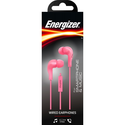 Energizer Earphones Pink