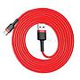 Baseus cafule Cable USB For Type-C 2A 2M Red+Red