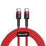 Baseus Cafule Series Type-C PD2.0 60W Flash charge Cable Red