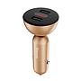 Baseus Shake-head Digital Display Car Charger - Gold