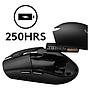Logitech® G305 LIGHTSPEED Wireless Gaming Mouse - BLACK - 2.4GHZ/BT - EWR2 - G305