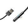 Baseus Iridescent Lamp Mobile Game Cable USB For iP 2.4A 1m Black