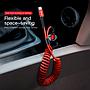 Baseus Fish-eye Spring Data Cable USB For Type-C 2A 1M Red