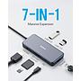 Anker USB C Hub Adapter PowerExpand+ 7-in-1 USB C